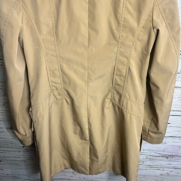 Calvin Klein Women Coat Jacket Coats Beige Sz xs tan hooded - Picture 6 of 7